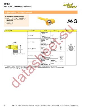 V12-W-YE5M-PVC datasheet  